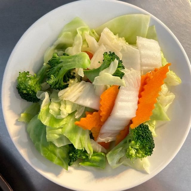 Steamed Mixed Veggies.